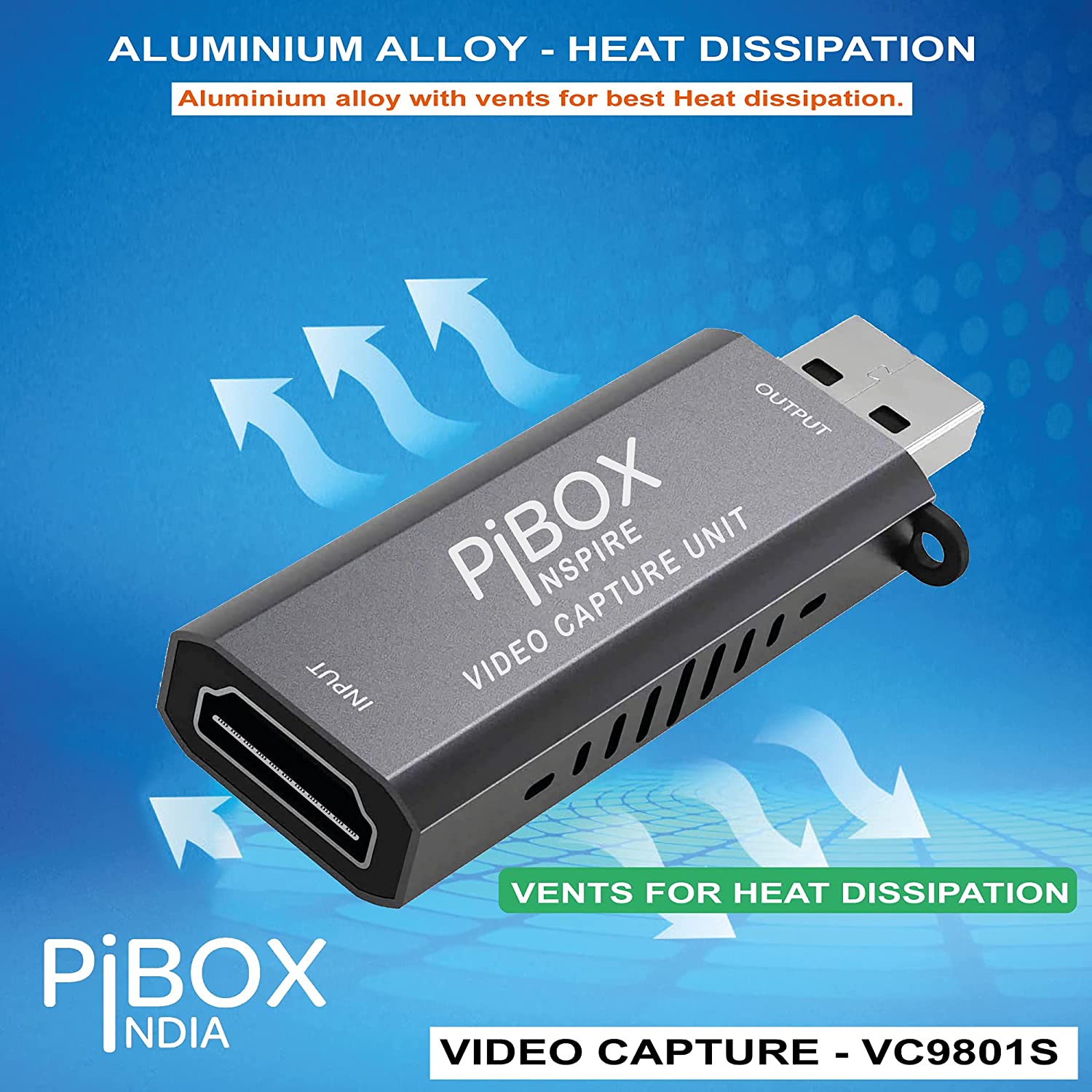 Video Capture Card Pibox India 4k Hdmi To Usb 30 Game Capture Device Aluminium Windows 