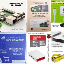 PiBOX – Raspberry Pi 3B+ Essential Combo Red – 3215RW