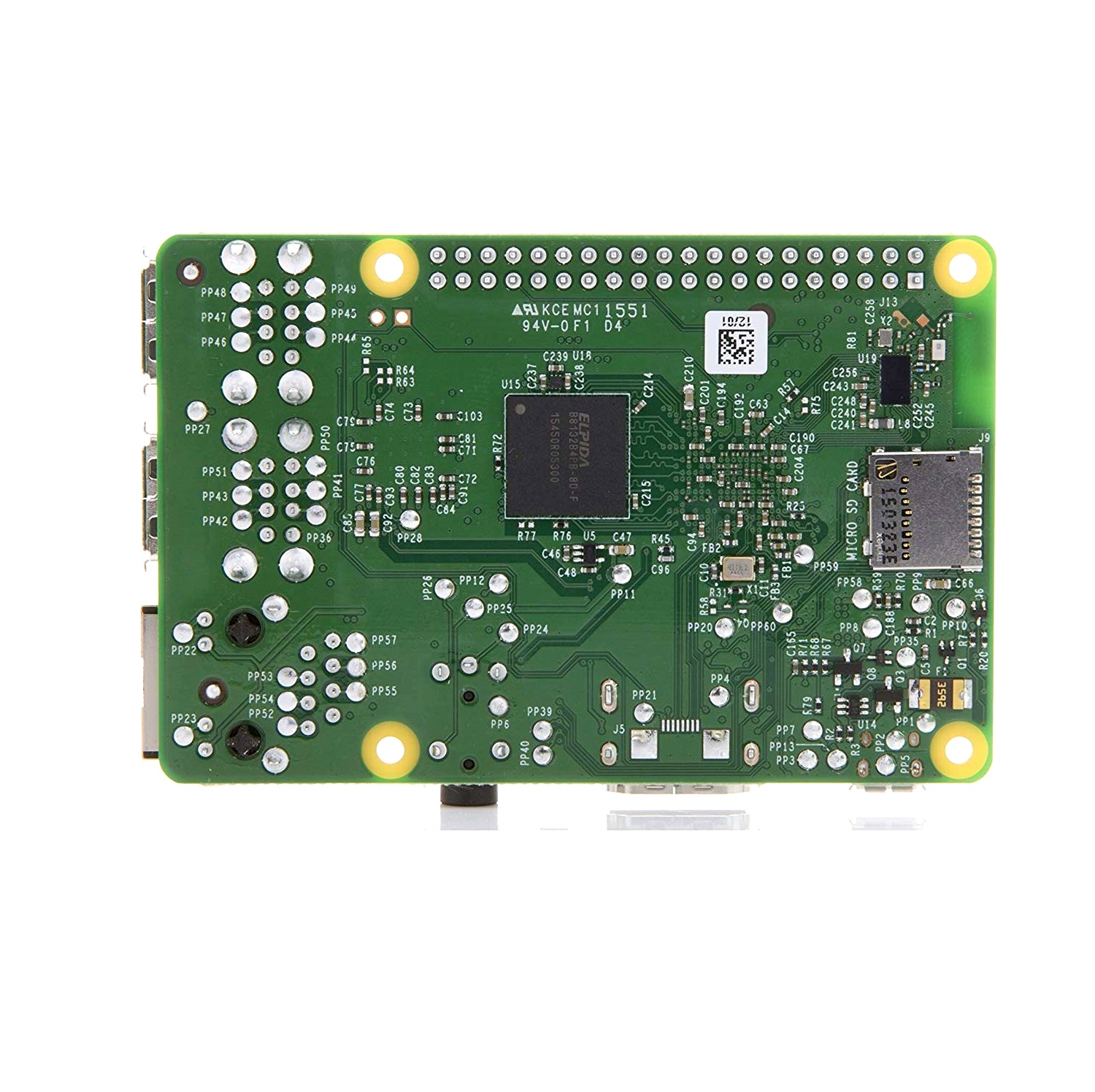 thumbnail image 2 of Raspberry Pi 3 Model B+ (3B+) Single Board Computer - 1.4GHz Quad-Core, 1GB RAM, WiFi & Bluetooth 2 of 11