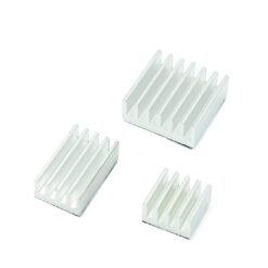 PiBOX India Raspberry Pi 4 Heatsink, 3 Pieces Raspberry Pi Aluminum Heatsinks with Thermal Conductive Adhesive Tape for Raspberry Pi 4B Model B - 3 Pieces