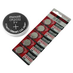 Maxell 3V CR2032 Li-ion Battery (Non-Rechargeable) Button Coin Cell Battery for Calculator Watch Electonic Devices [Options Available]