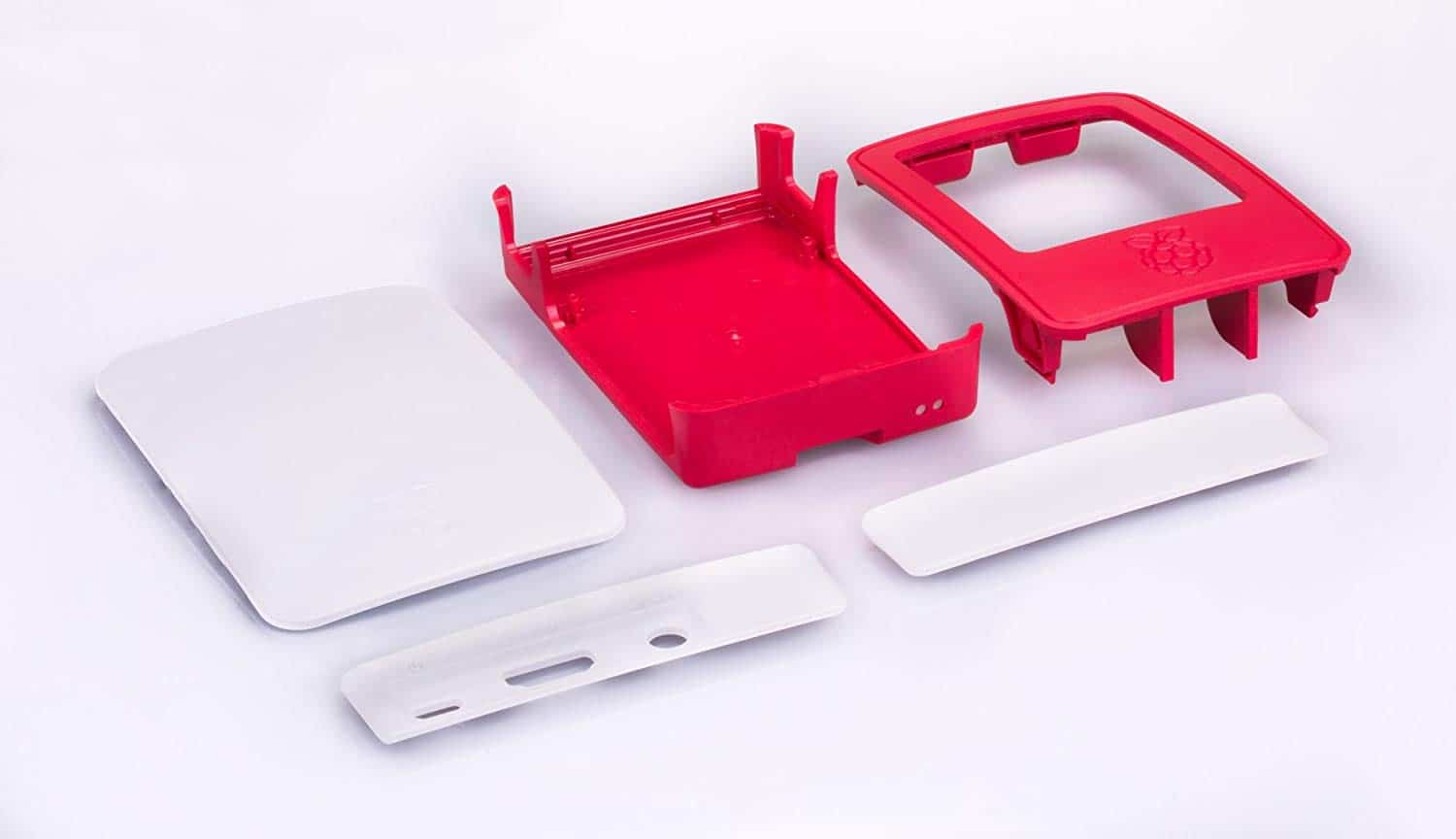 Official Red & White Casing for Raspberry Pi 3 Model B & Pi 3 Model B+