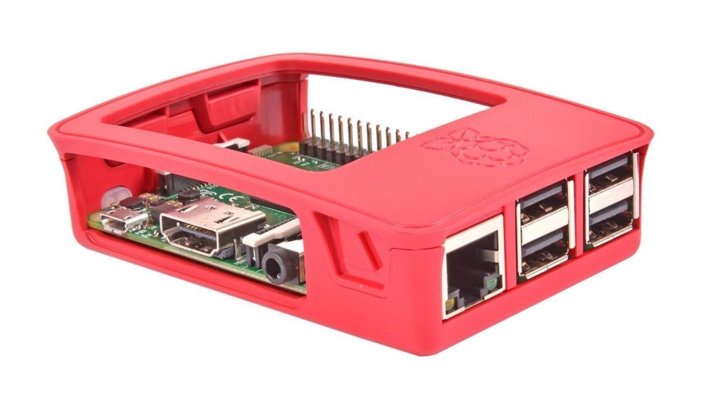 Raspberry Pi Official Case ( For Raspberry Pi 3 Model B, 3 Model B+ ...