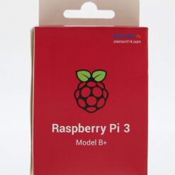 Alternative view of PiBOX – Raspberry Pi 3B+ Essential Combo Red – 3215RW