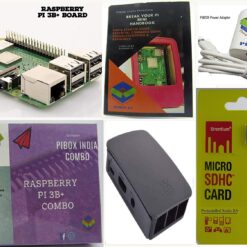 PiBOX - Raspberry Pi 3B+ Basic Combo Black - 3205BK