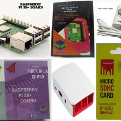 PiBOX - Raspberry Pi 3B+ Basic Combo Red - 3205RW