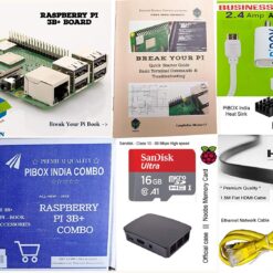 PiBOX - Raspberry Pi 3B+ Essential Combo Black - 3215BK